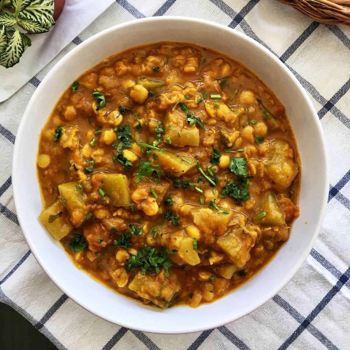 Lauki Chana Dal