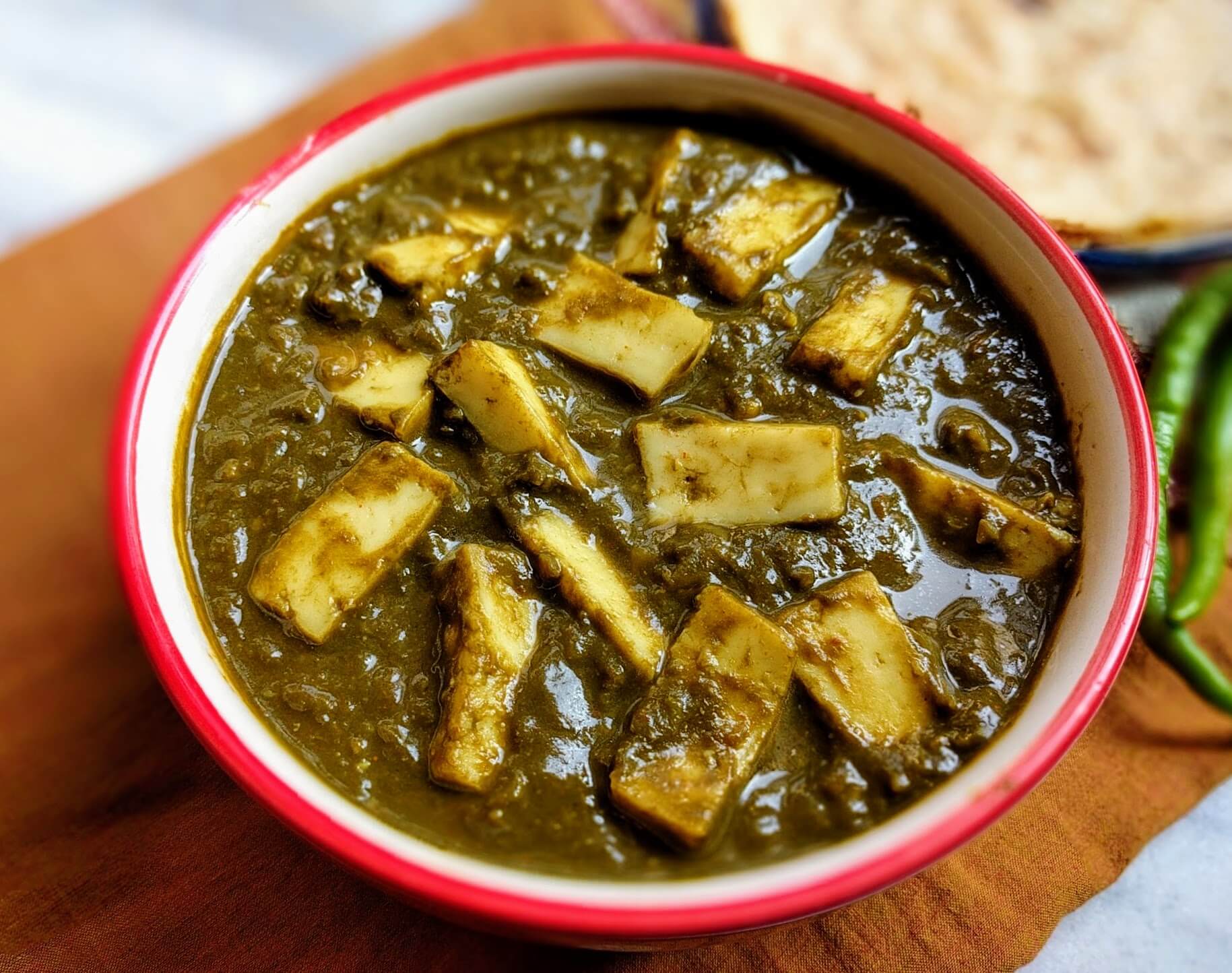 Palak Paneer – Creamy Indian Spinach and Cottage Cheese Curry
